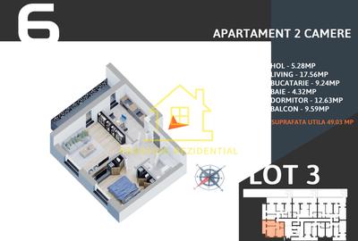 Apartament cu 2 camere decomandat în Theodor Pallady - 1