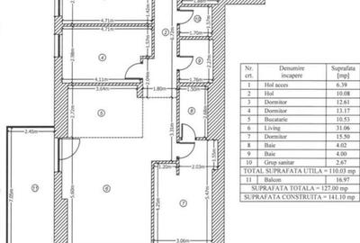 Apartament cu 4 camere în Șoseaua Nordului - 2