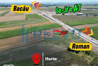 Teren de 4947 mp, în Horia