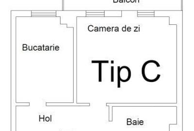 Garsonieră decomandată în Bucium - 15