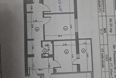 Apartament cu 3 camere decomandat în Burdujeni - 3