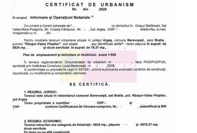 Teren Construcții extravilan de 834 mp, în Berevoești - 8