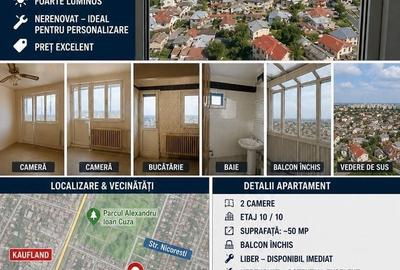 Apartament cu 2 camere în Central