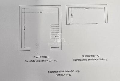 Spațiu comercial, de 32 mp, în Central - 3