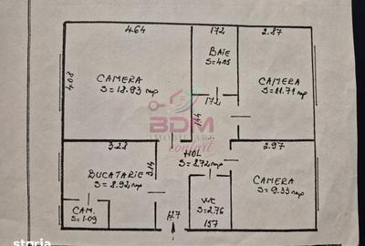 Apartament cu 3 camere decomandat în Central - 1