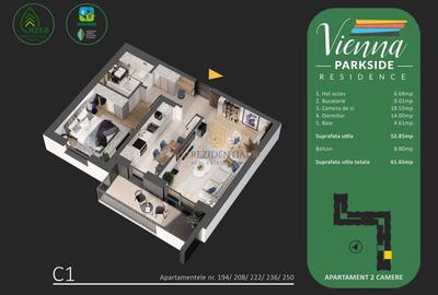 Apartament cu 2 camere decomandat în Berceni - 4