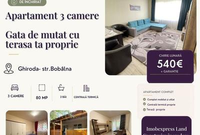 Apartament cu 3 camere în Central