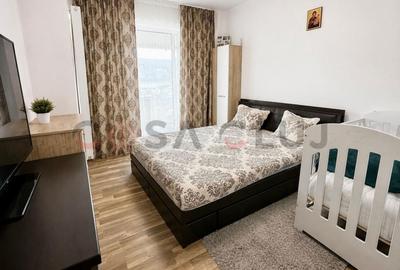 Apartament cu 2 camere semidecomandat, mobilat în Baciu