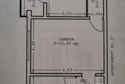 Apartament cu 2 camere semidecomandat în Nord - 3