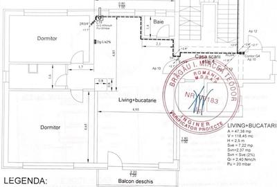 Apartament cu 3 camere în Central