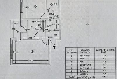Apartament cu 2 camere decomandat în Sud