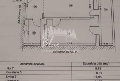 Apartament cu 2 camere în Nord