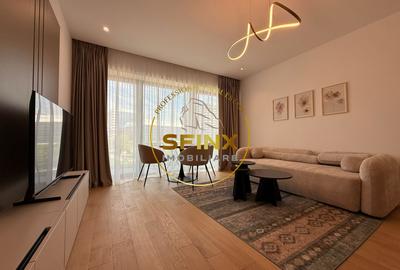 Apartament cu 3 camere semidecomandat, mobilat în Pipera