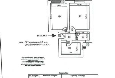 Apartament cu 2 camere decomandat în Mărăței