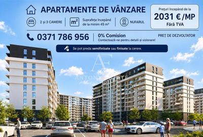 Apartament cu 2 camere decomandat în Nufărul