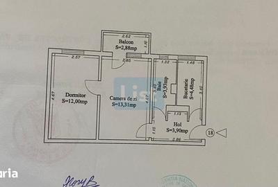 Apartament cu 2 camere semidecomandat în Km 4