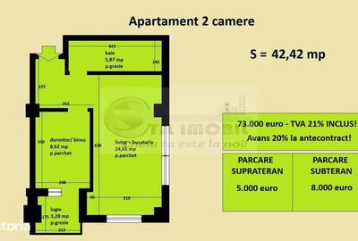 Apartament cu 2 camere în Miroslava - 5