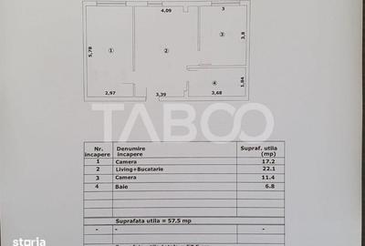 Apartament cu 3 camere decomandat în Central - 1