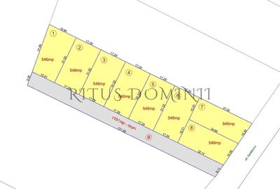 Teren Construcții intravilan de 690 mp, în Exterior Sud