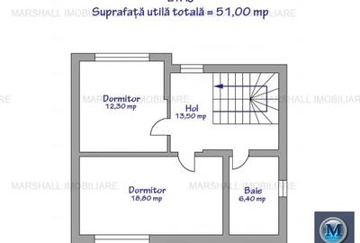 Casă cu 3 camere cu Canalizare în Central - 5