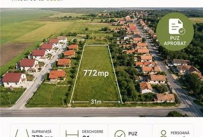 Teren de 772 mp, în Ciugud