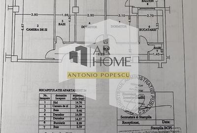 Apartament cu 3 camere decomandat în Central - 14
