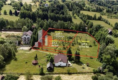 Teren Construcții intravilan de 2772 mp, în Bran
