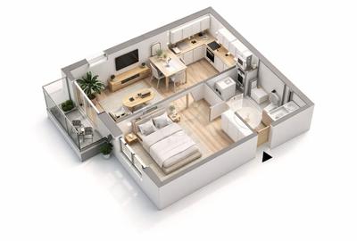 Apartament cu 2 camere decomandat în Ferdinand - 1