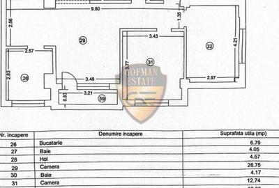 Apartament cu 4 camere decomandat, mobilat în City Park Mall - 15