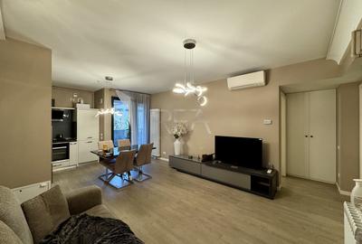 Apartament cu 2 camere semidecomandat, mobilat în Herăstrău