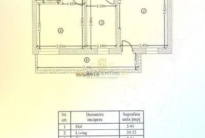 Apartament cu 2 camere decomandat, mobilat în Central - 7