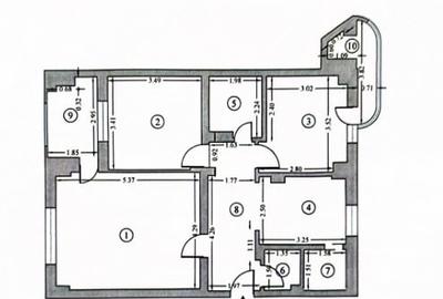 Apartament cu 3 camere decomandat în Unirii - 17