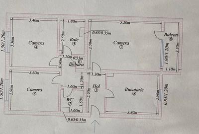 Apartament cu 3 camere decomandat în Central - 7