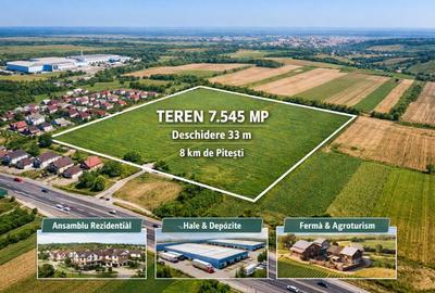 Teren Construcții intravilan de 7545 mp, în Mărăcineni - 1