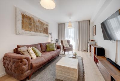 Apartament cu 2 camere semidecomandat, mobilat în Pipera