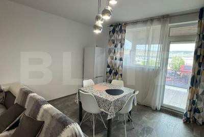 Apartament cu 2 camere semidecomandat, mobilat în Florești