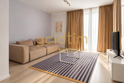 Apartament cu 2 camere semidecomandat, mobilat în Herăstrău