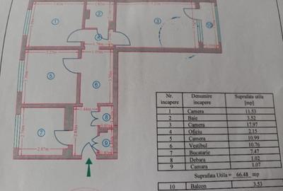 Apartament cu 3 camere decomandat în Obor - 2