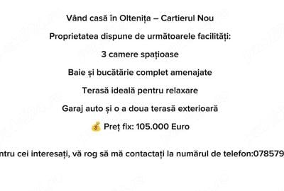 Casă cu 3 camere cu Teren 400 Mp în Central