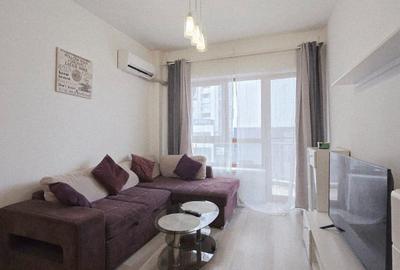 Apartament cu 2 camere semidecomandat, mobilat în Mihai Bravu