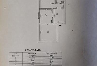 Apartament cu 2 camere decomandat în Nicolina