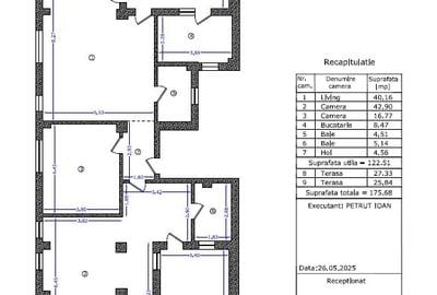 Apartament cu 3 camere decomandat, mobilat în Băneasa - 2