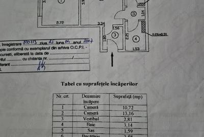 Apartament cu 2 camere semidecomandat în Berceni