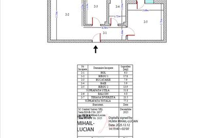 Apartament cu 2 camere decomandat în Berceni