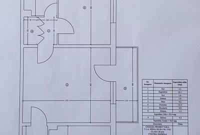 Apartament cu 2 camere decomandat în Central