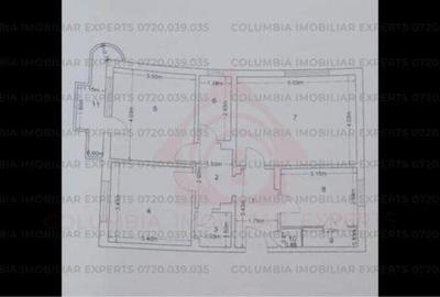 Apartament cu 3 camere în Brâncoveanu