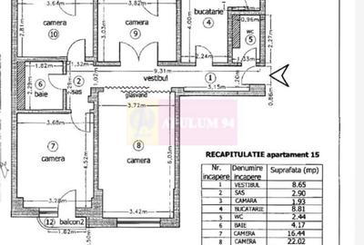 Apartament cu 4 camere în Unirii - 5