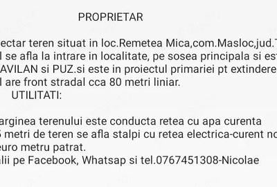 Teren de 10000 mp, în Mașloc - 4