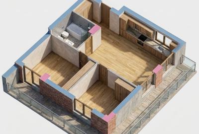 Apartament cu 3 camere în Florești