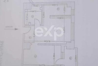 Apartament cu 2 camere semidecomandat în Trivale